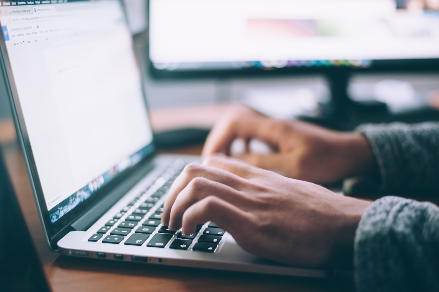 Copywriter notes and marked-up scripts on the content desk